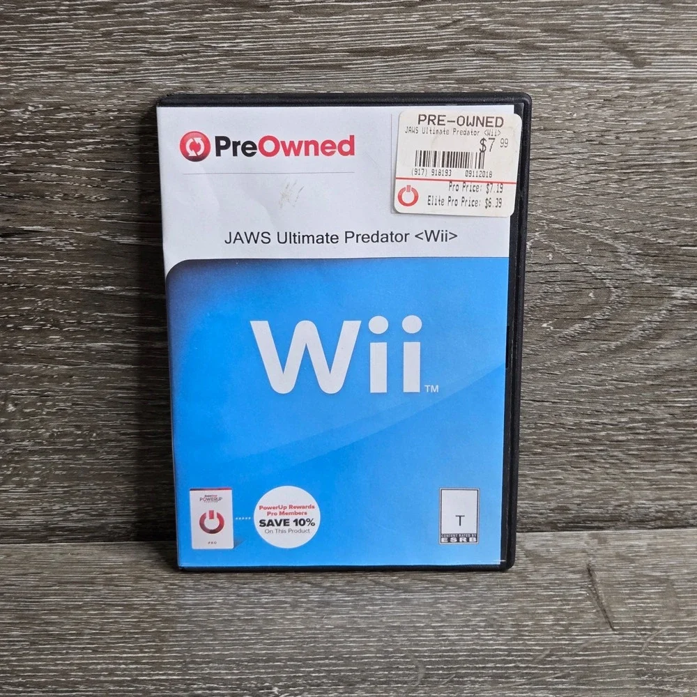 Jaws: Ultimate Predator (Nintendo Wii, 2011) Game Disc Only